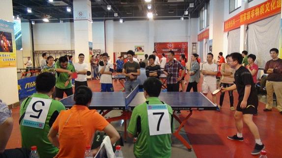 台州市博爱医院五选手参加全区卫生系统乒乓球赛