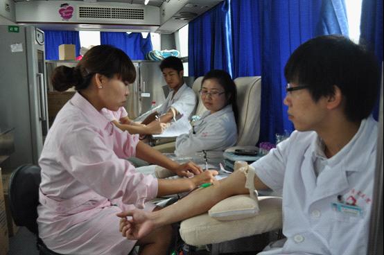 台州市博爱医院组织职工无偿献血