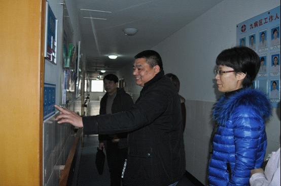 市爱卫办领导来院进行卫生先进单位考核验收|台州市博爱医院