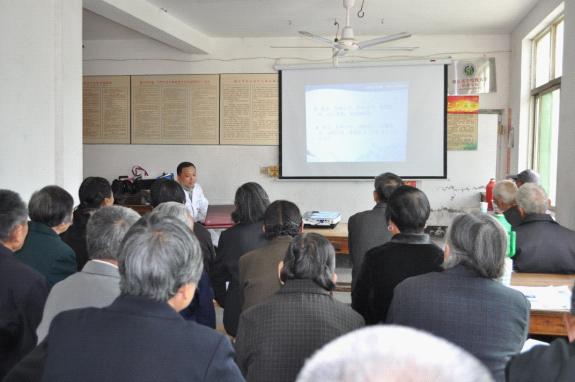 台州市博爱医院医护人员到路桥区新桥镇凤阳铺村进行健康教育讲座义诊活动