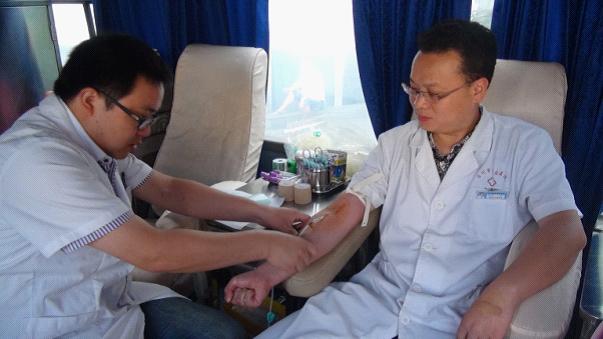 台州市博爱医院组织职工无偿献血