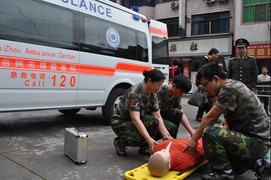 台州市博爱医院组织民兵点验并应急演练|路桥博爱医院