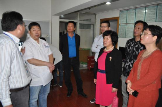 高萍率检查组来院检查职业病防治工作|台州市博爱医院|路桥博爱医院