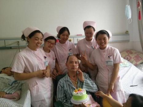 白衣天使为苏醒的植物人庆生|台州市博爱医院|于站领