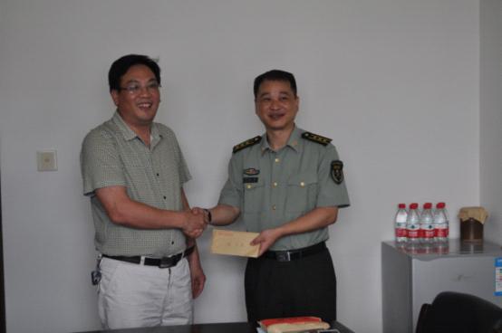 台州市博爱医院慰问驻路部队官兵|路桥博爱医院