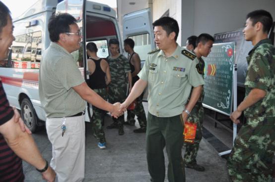 台州市博爱医院慰问驻路部队官兵|路桥博爱医院