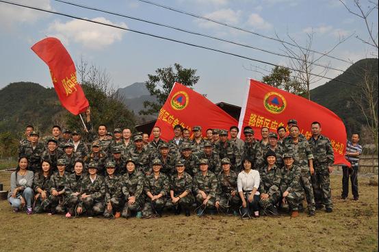 台州市博爱医院参加2014年度全区人防专业队训练|路桥博爱医院