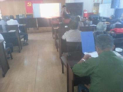 台州市博爱医院急诊科周未林进社区开展急救培训|路桥博爱医院|上海长海医院台州分院