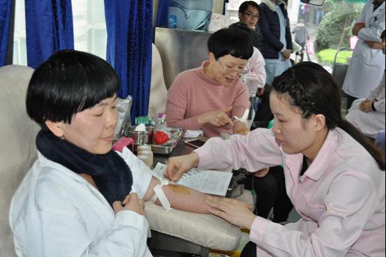 年内两次组织献血 博爱团队爱心无限|台州市博爱医院|路桥博爱医院