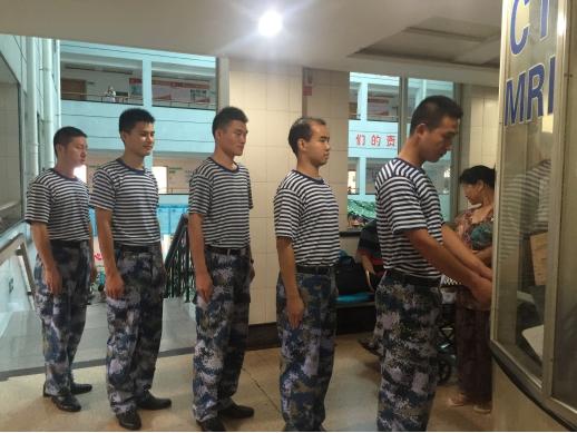 台州市博爱医院坚持20年为驻地官兵免费体检
