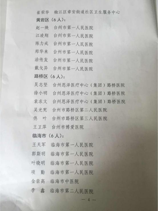 台州市博爱医院王卫萍获市卫计系统先进个人