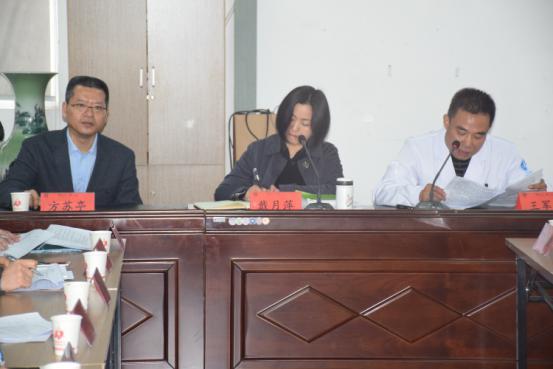 区卫计局对台州市博爱医院进行年度工作考核