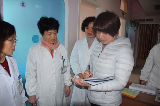 区卫计局对台州市博爱医院进行年度工作考核