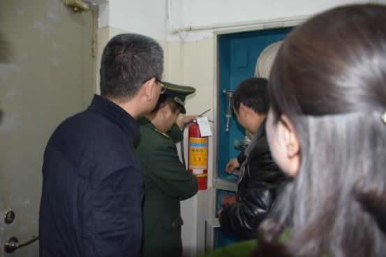 姚君丹副区长到台州市博爱医院督查消防安全工作