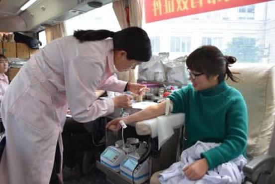 台州市博爱医院组织职工无偿献血