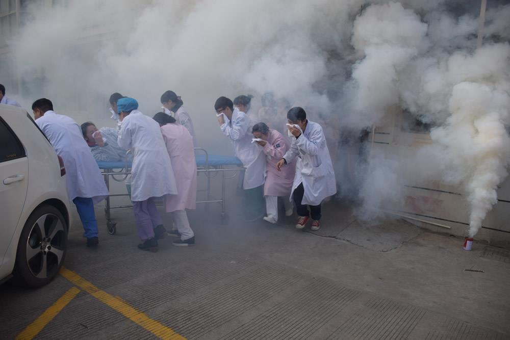 台州市博爱医院开展消防安全演练|路桥博爱医院