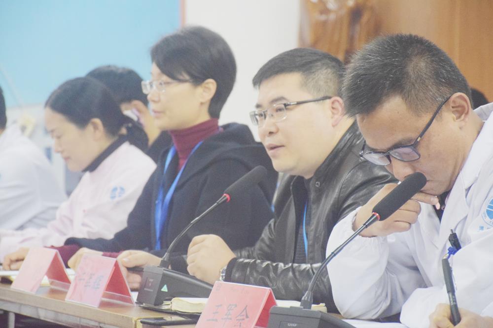 路桥区卫计局对台州市博爱医院进行年度工作考核