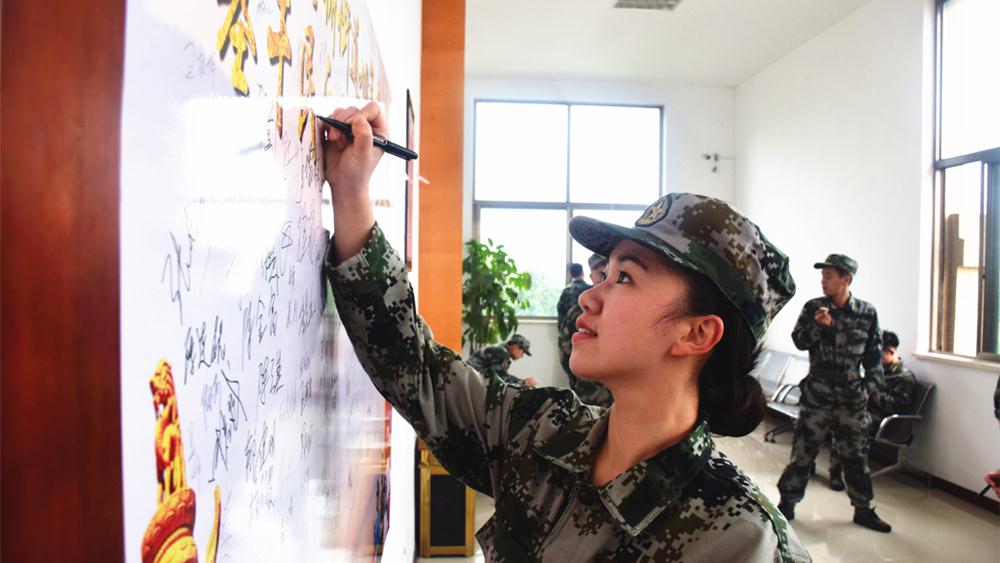 台州市博爱医院民兵参加路桥街道整组点验大会