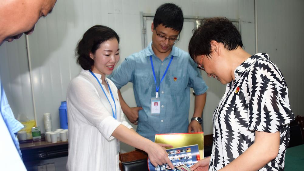 党建交流 经验共享 社区大党建互访向党的生日献礼|台州市博爱医院党建