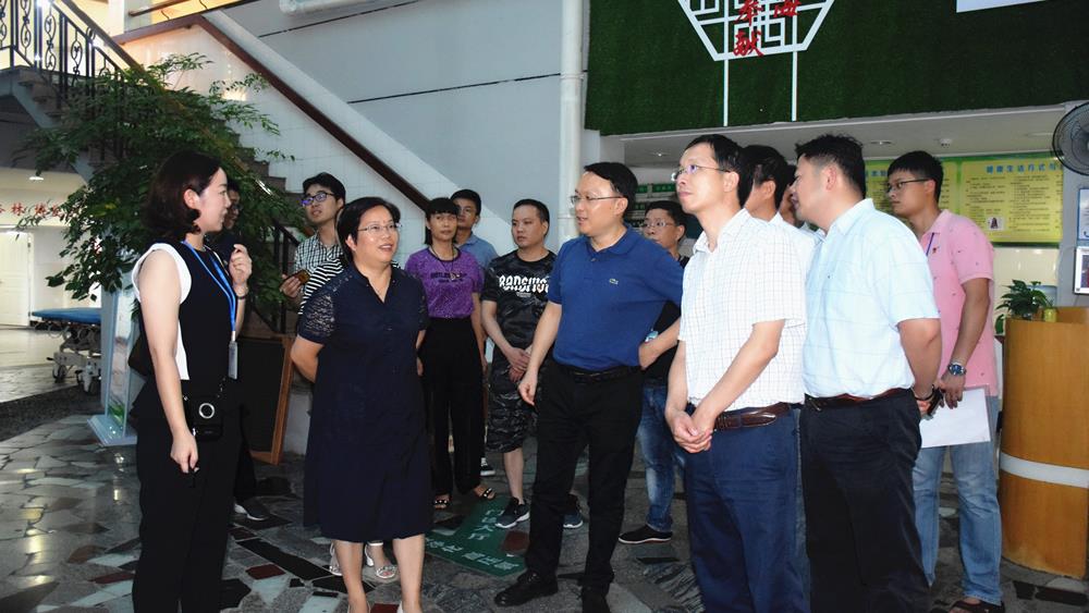 陈国强一行到台州市博爱医院调研两新党建工作
