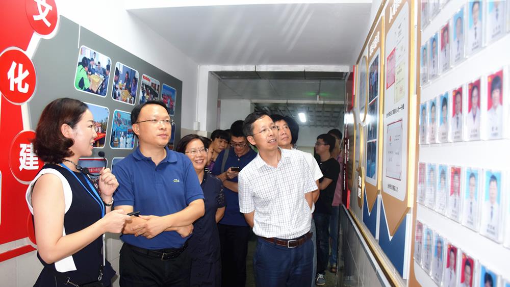 陈国强一行到台州市博爱医院调研两新党建工作