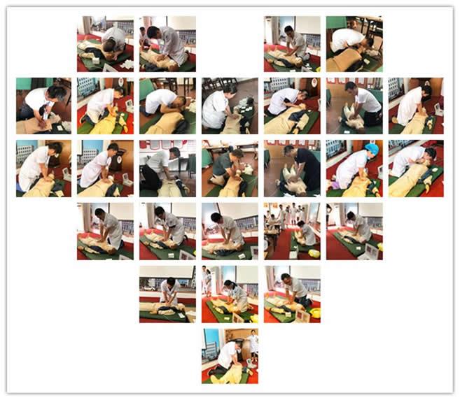 首次中国医师节系列活动之二——全院职工CPR考核|台州市博爱医院