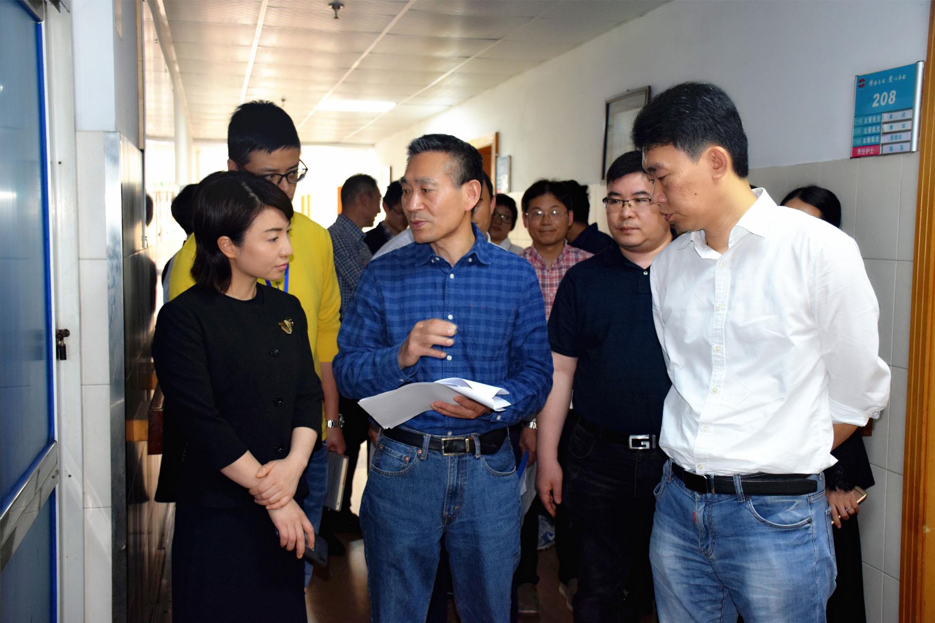 姚君丹带队督查博爱医院安全防范工作|台州市博爱医院