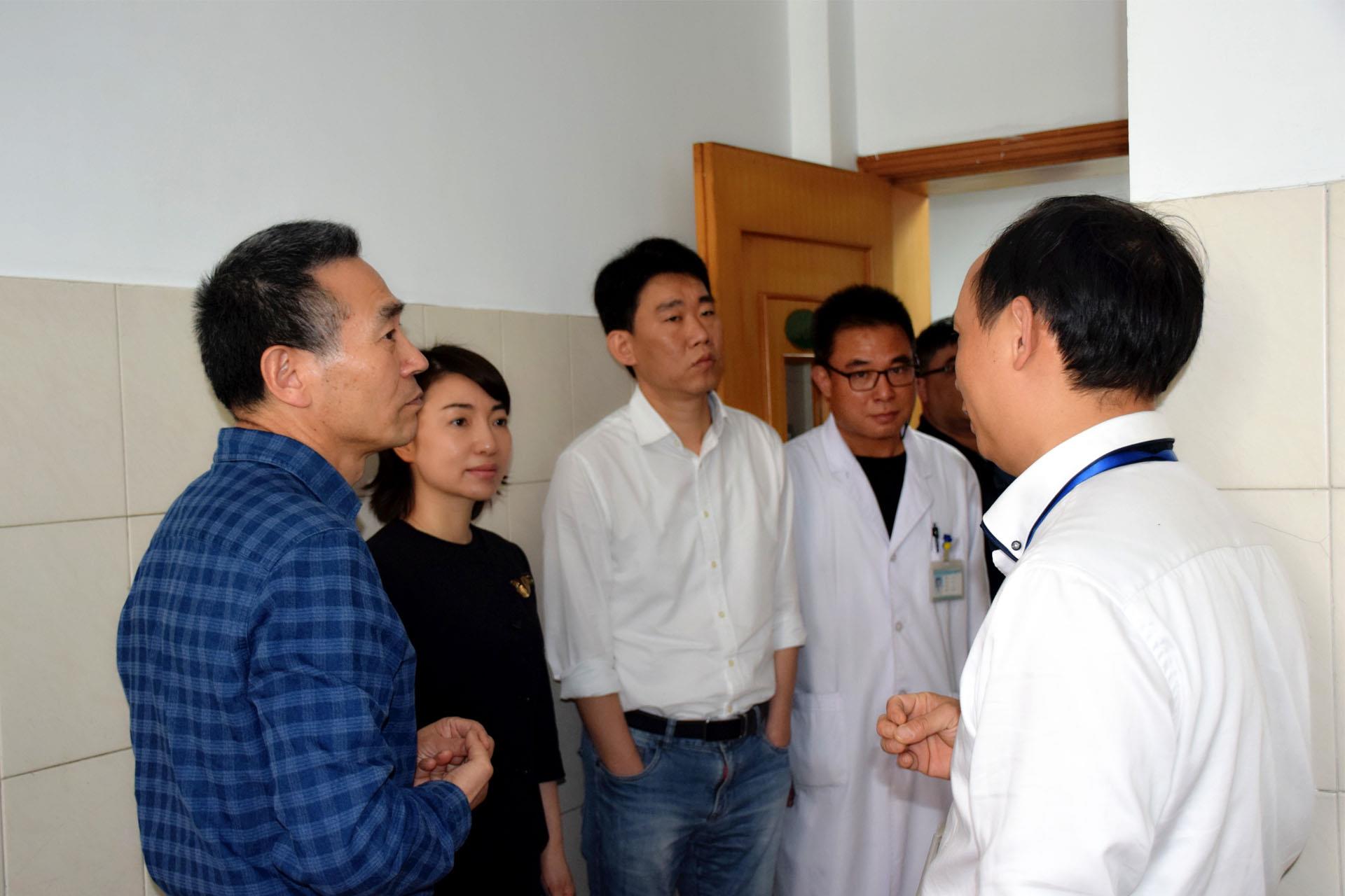 姚君丹带队督查博爱医院安全防范工作|台州市博爱医院