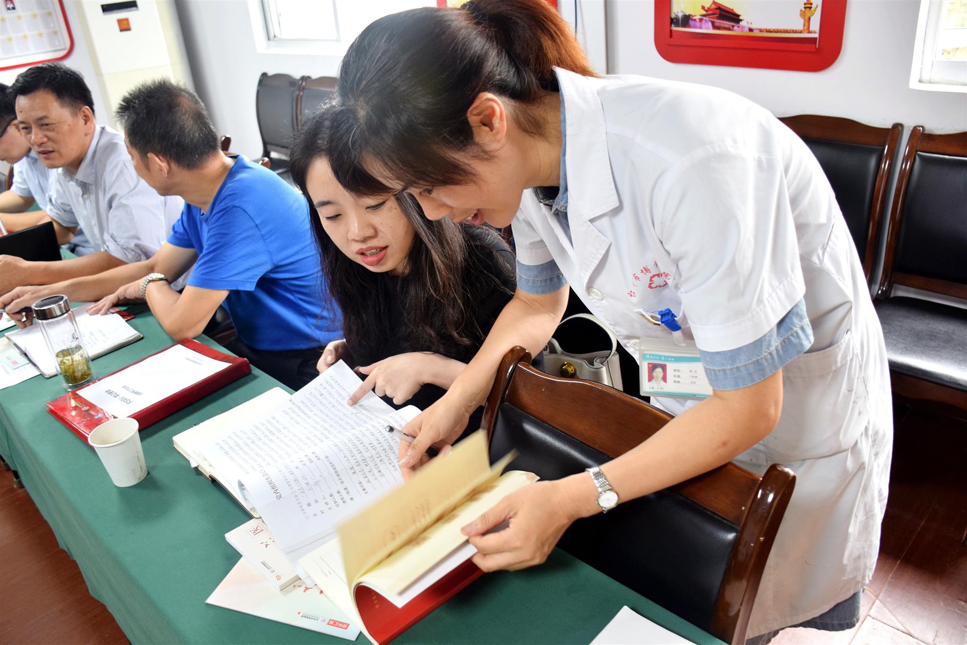 不忘初心 牢记使命 区委第四巡回指导组到台州市博爱医院检查指导主题教育