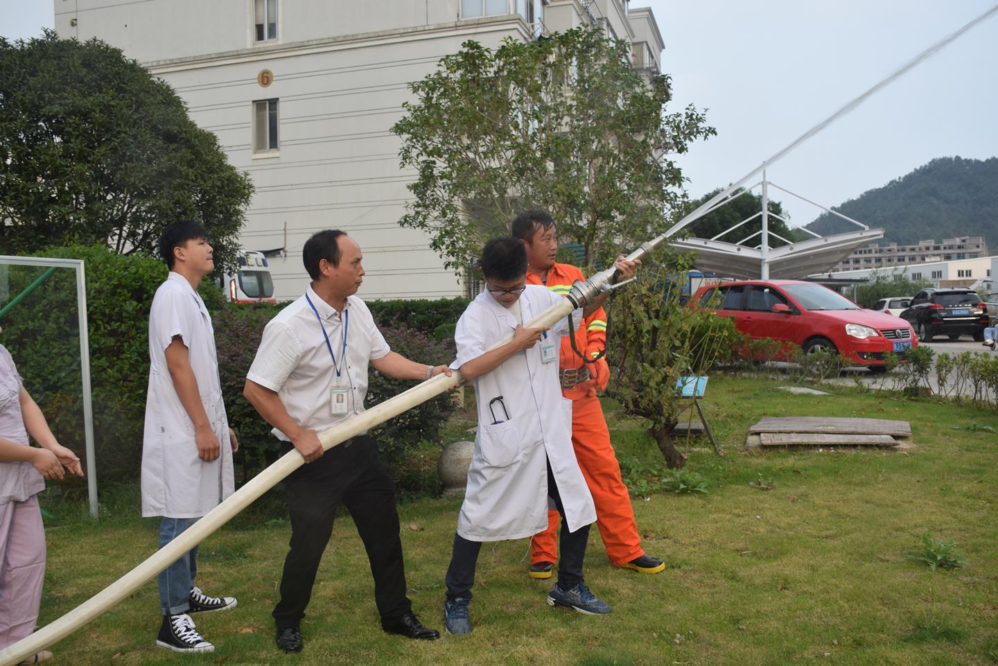 台州市博爱医院开展安全隐患大排查和消防培训演练