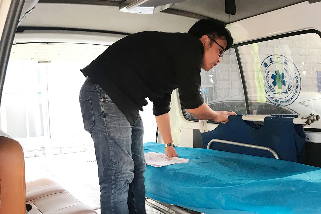 以查促改 以查促管 省院前医疗急救质控专家组莅台州市临博爱医院检查指导