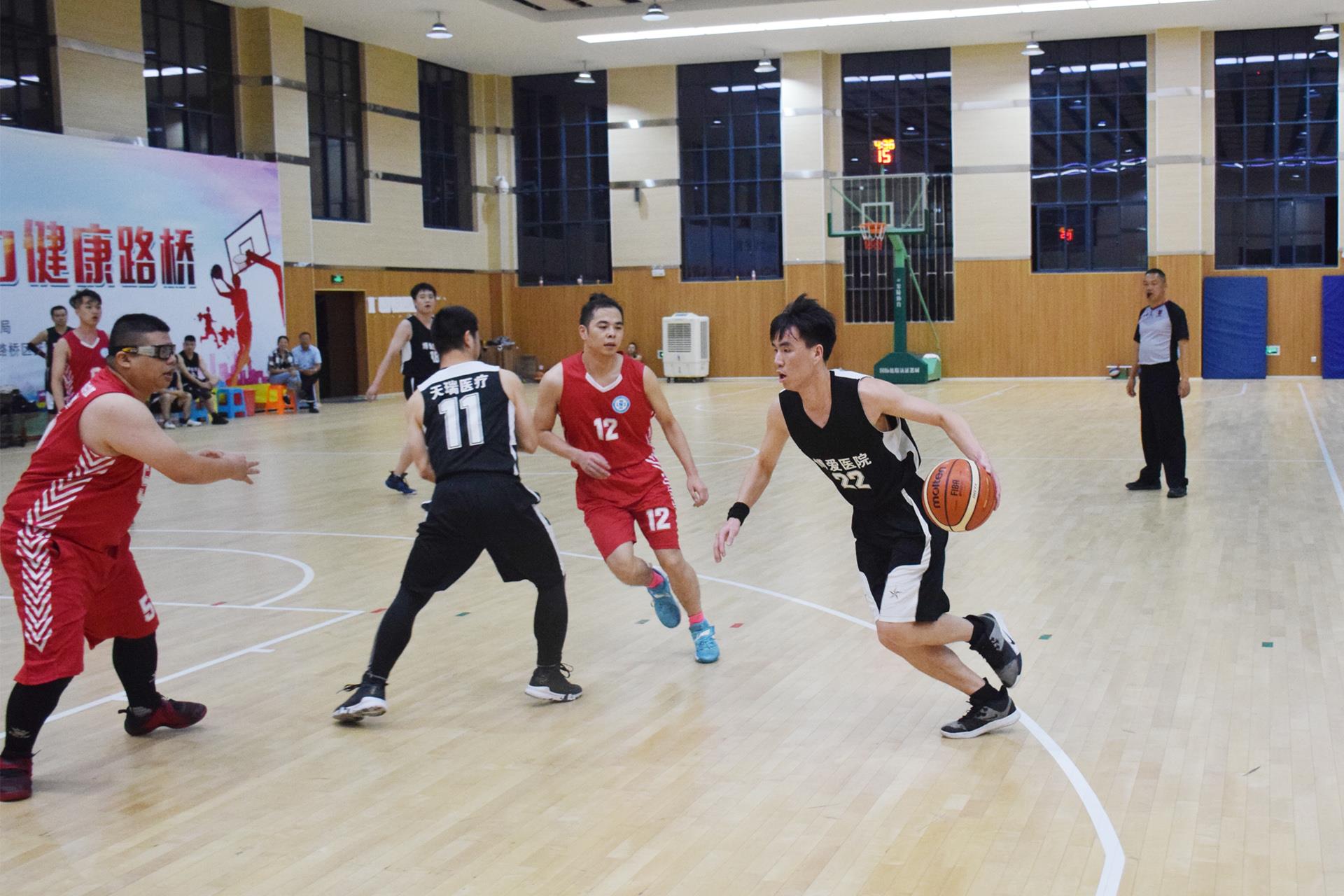 台州市博爱医院勇夺路桥区卫健系统篮球赛冠军