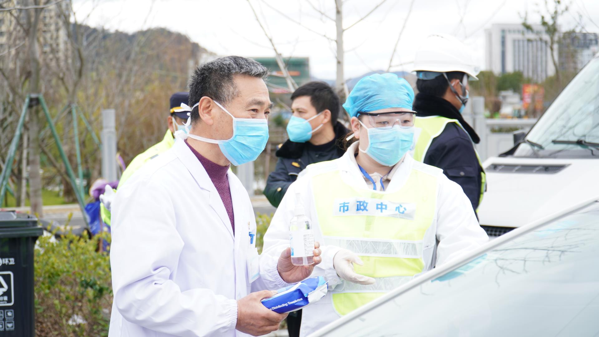 孙捷董事长指导医院疫情防控工作并慰问一线员工|台州市博爱医院