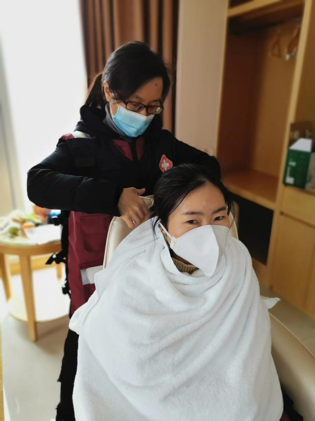 最美的马尾｜姚敏等三位路桥区援鄂医护人员抵达备战