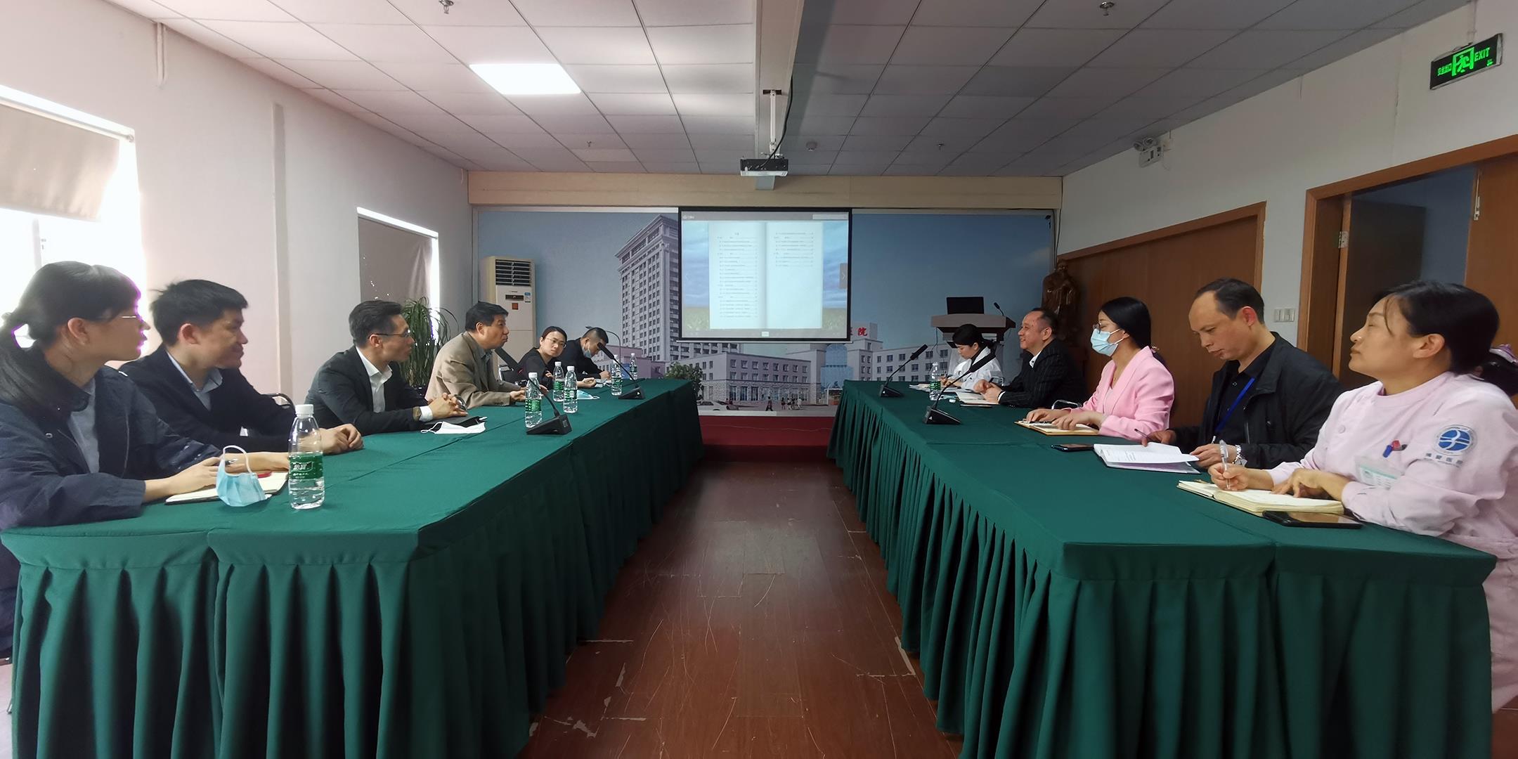台州市卫健委督察分组组长叶向阳一行到台州市博爱医院督查疫情防控及安全生产工作
