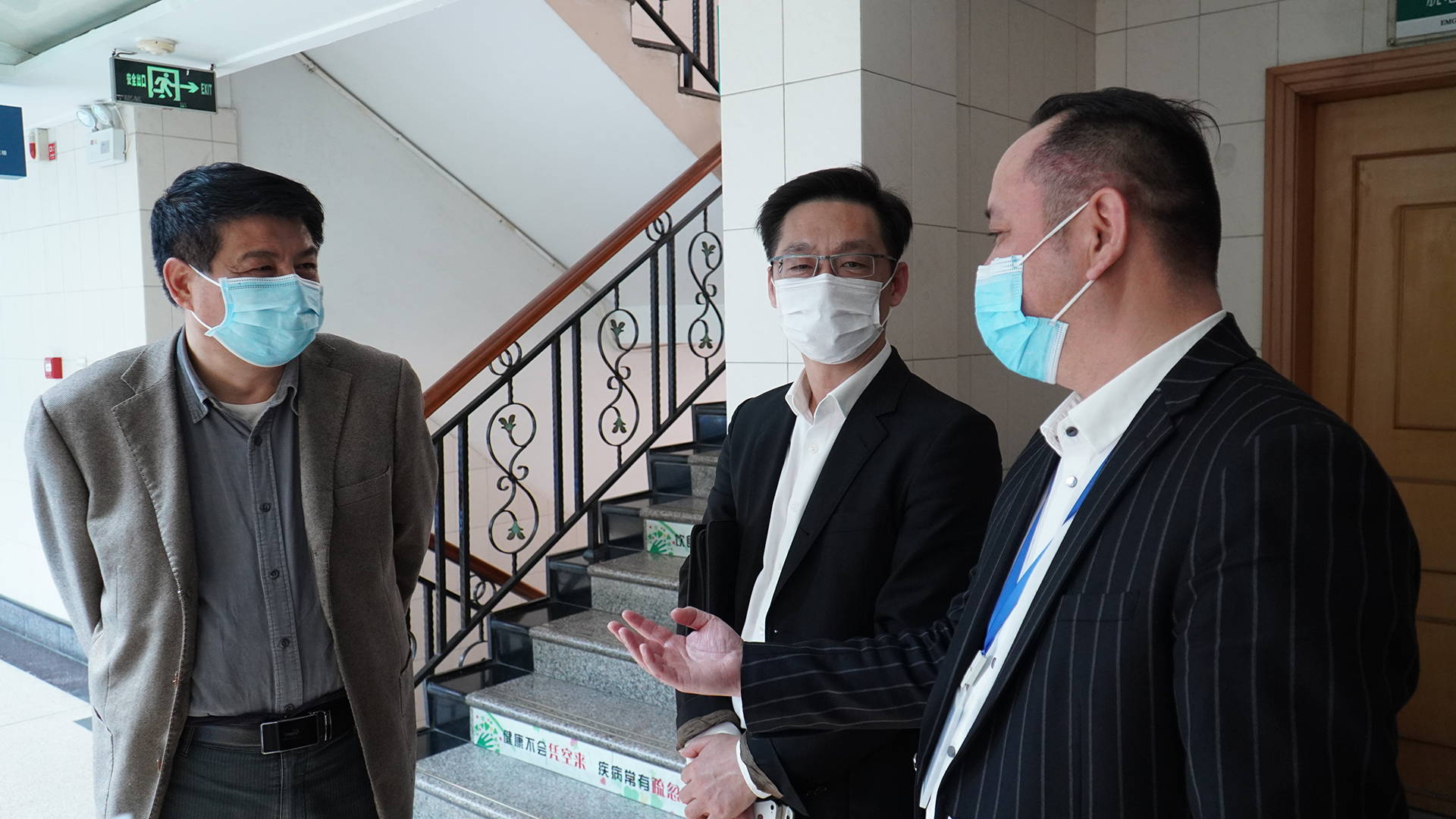 台州市卫健委督察分组组长叶向阳一行到台州市博爱医院督查疫情防控及安全生产工作