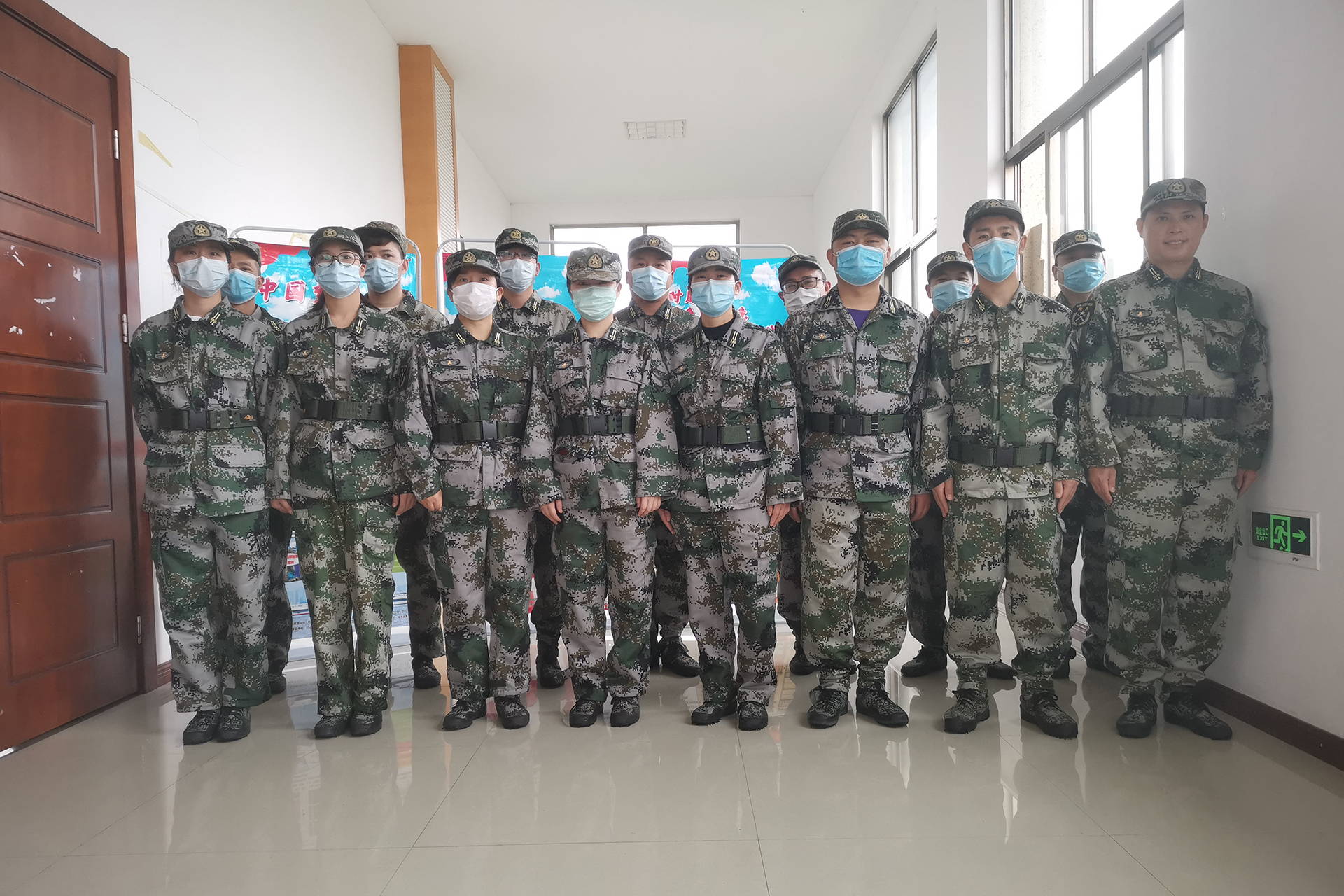 我是一个兵｜博爱医院医疗救护排参加路桥街道2020年度民兵整组点验大会