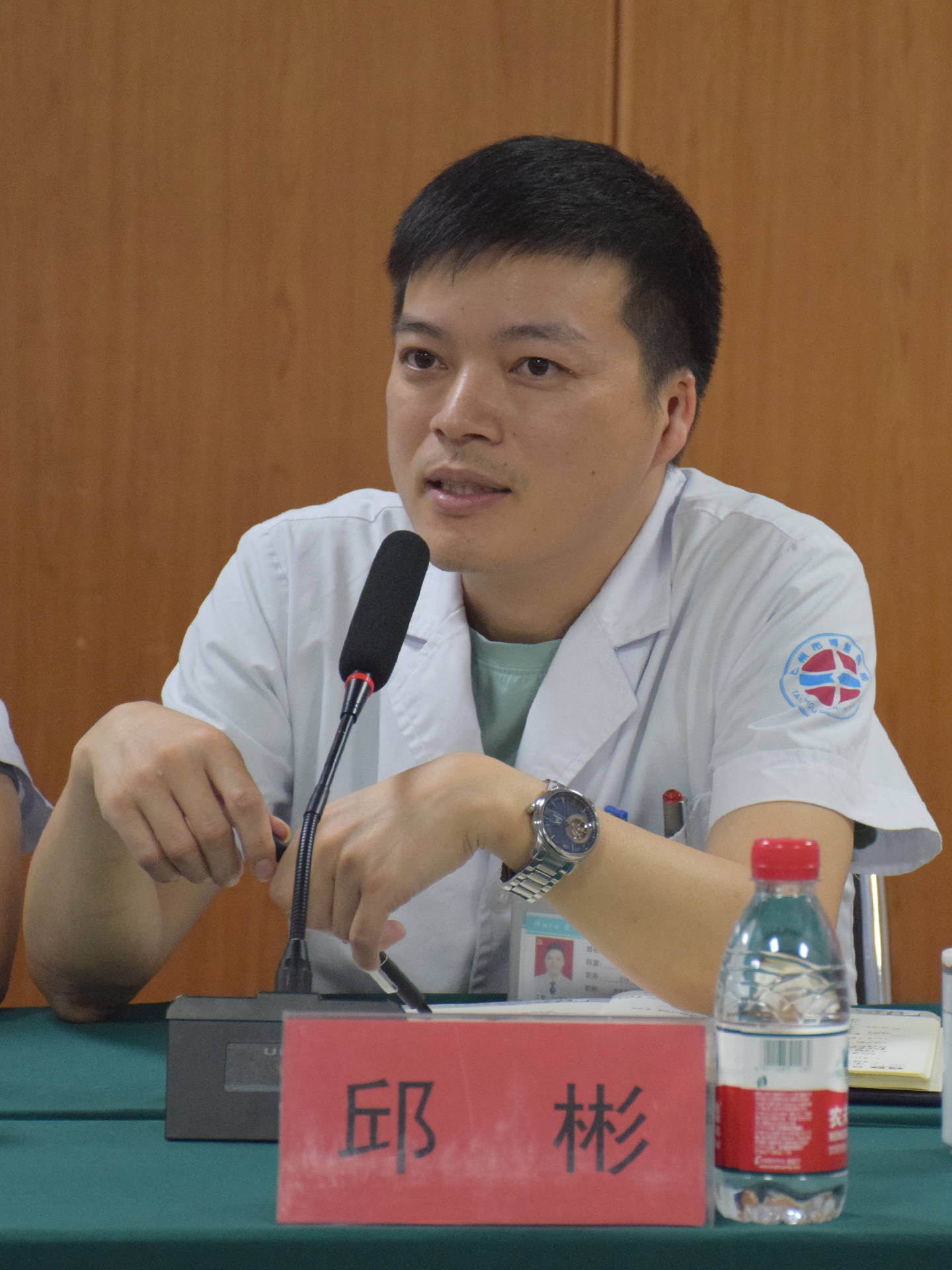 台州市医疗保障局党组书记、局长蔡文富一行莅临台州市博爱医院调研医保改革工作