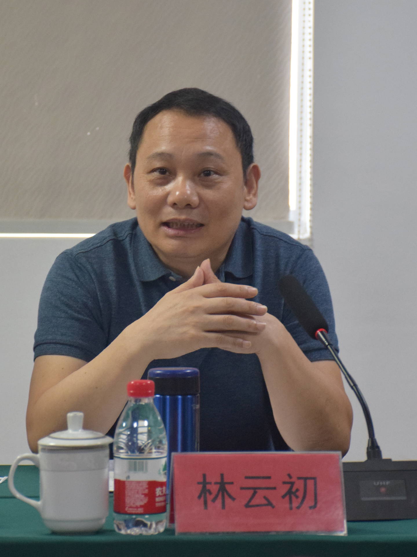 台州市医疗保障局党组书记、局长蔡文富一行莅临台州市博爱医院调研医保改革工作
