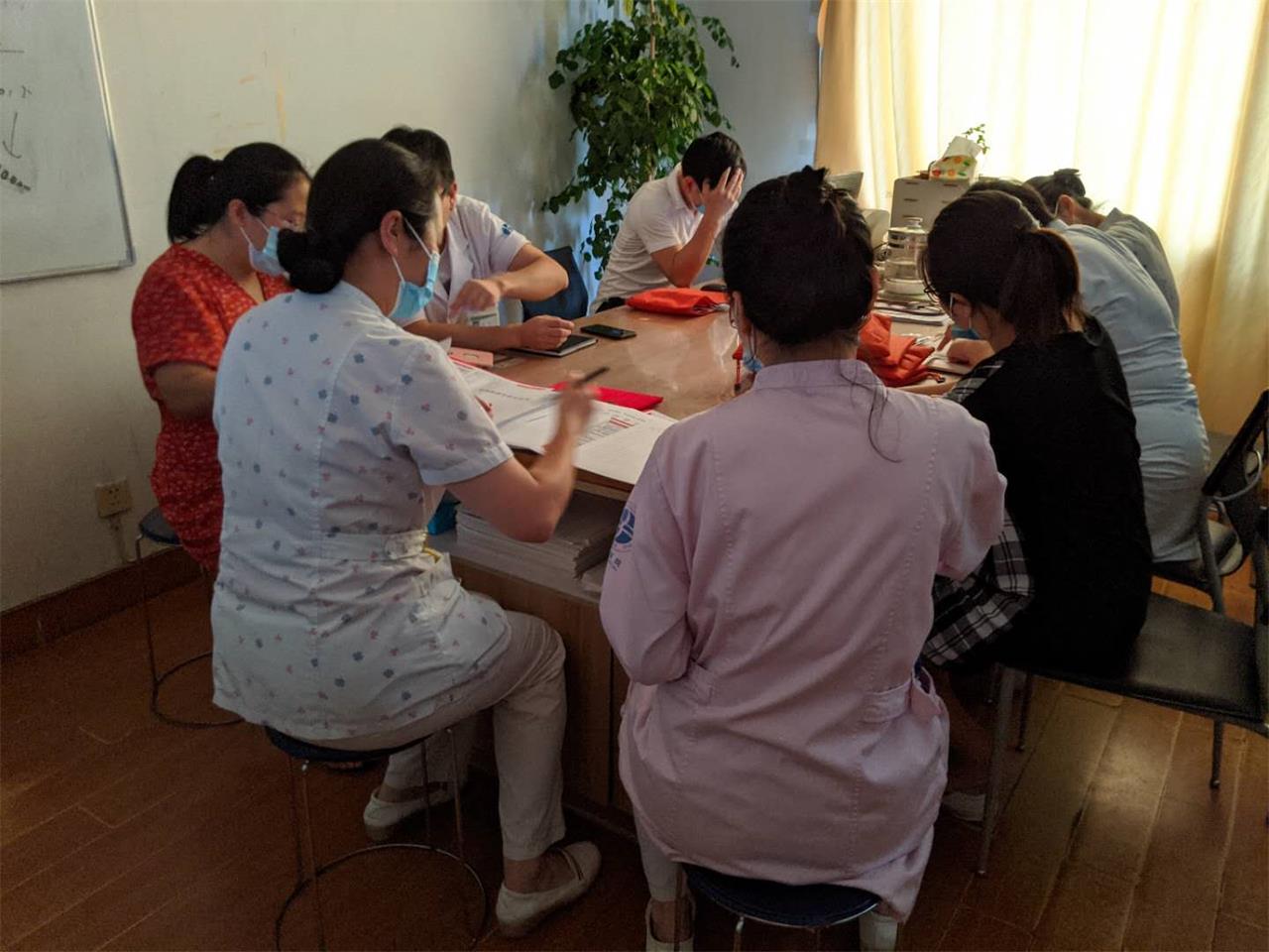 “红色七月•党旗飘扬”——台州市博爱医院党委各支部开展七月主题党日活动