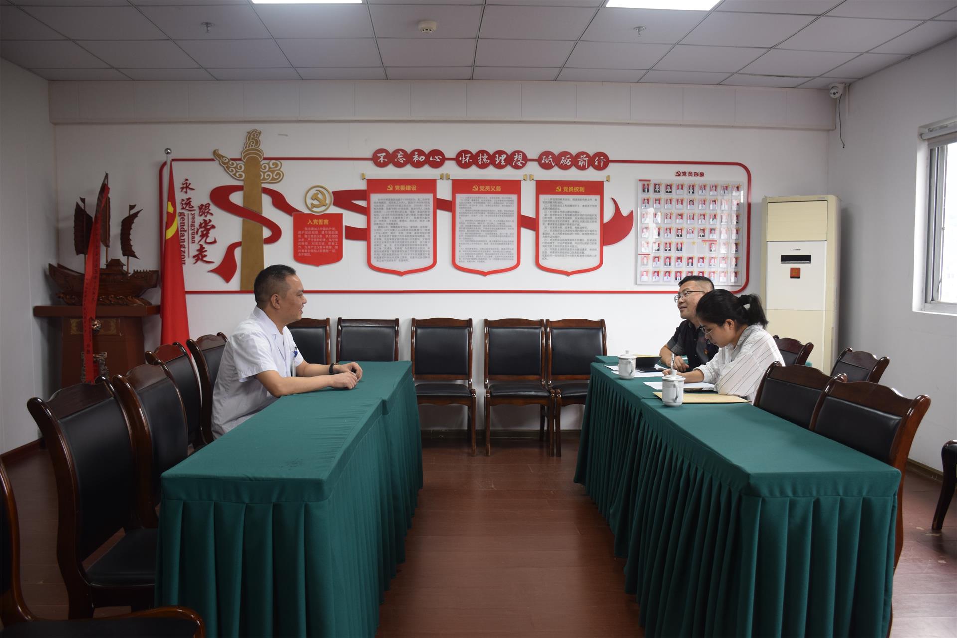 从严治党一直在路上丨区卫健局督察组来台州市博爱医院督查2020年从严治党主体责任落实情况