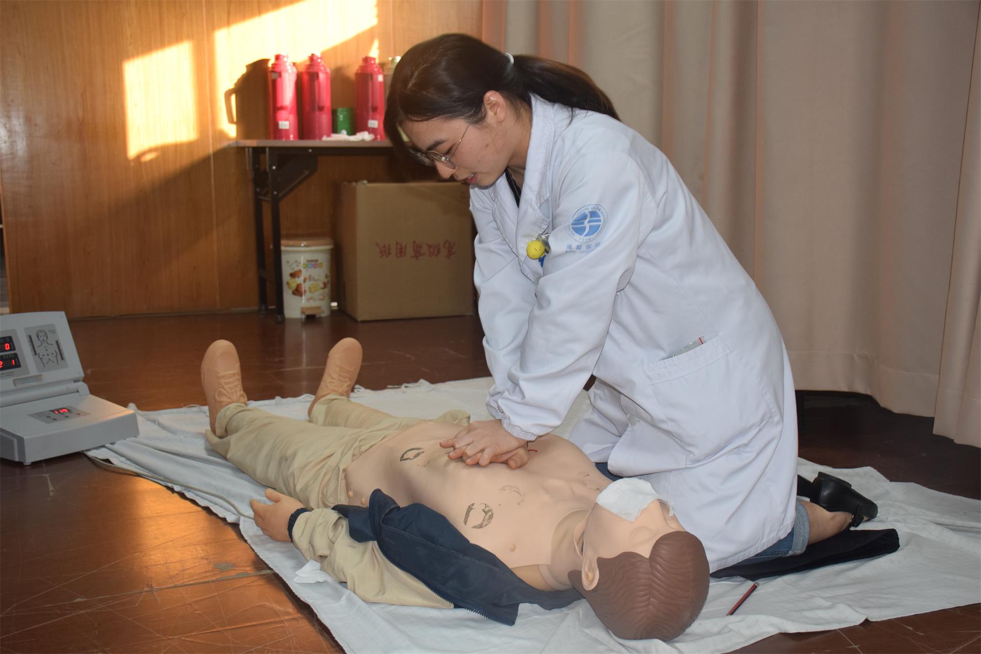 夯实基础，“救”在第一时间丨台州市博爱医院全员完成2020年心肺复苏考核