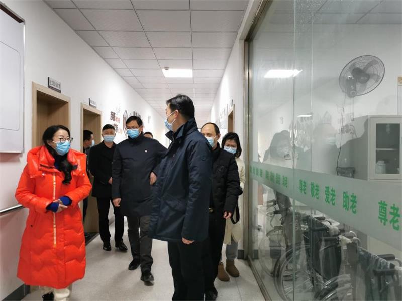 以调研促提升 以督导促发展丨路桥区副区长王侃一行莅临台州博爱医院居家养老服务中心调研
