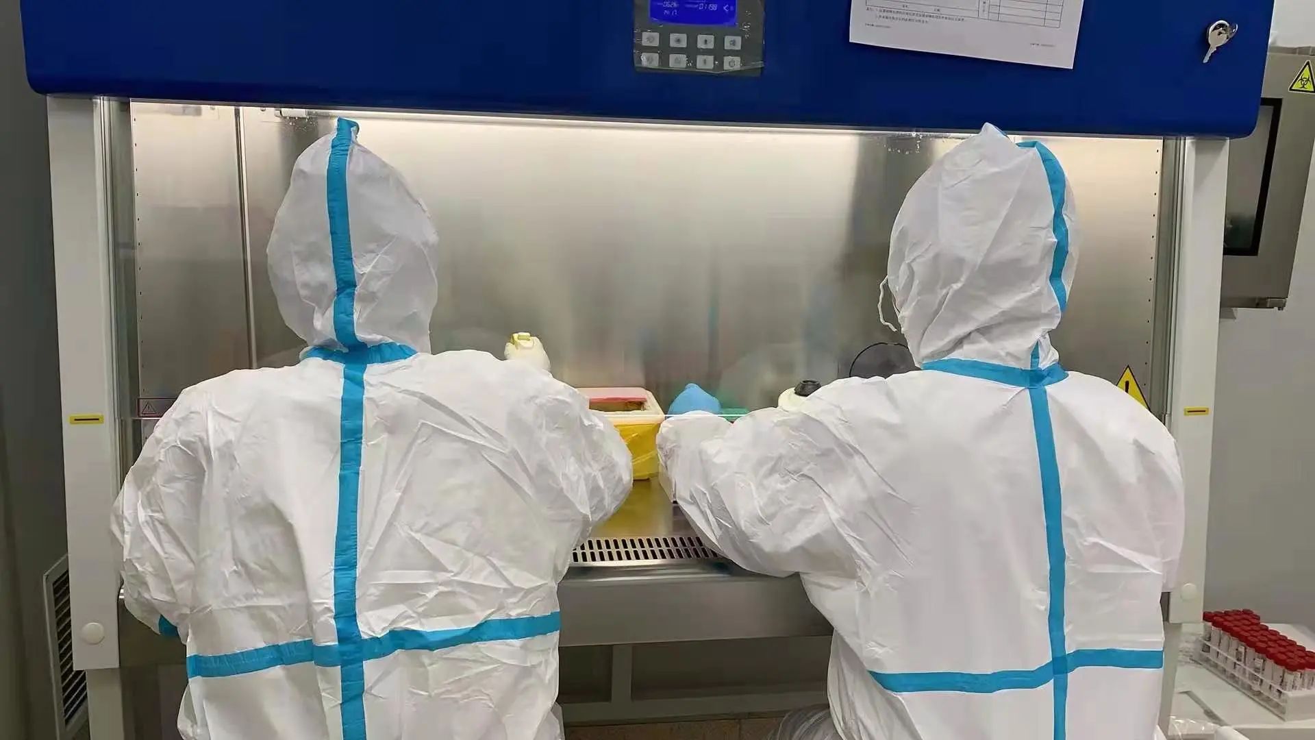 进入“废寝忘食”模式的核酸检测工作者们|台州博爱医院