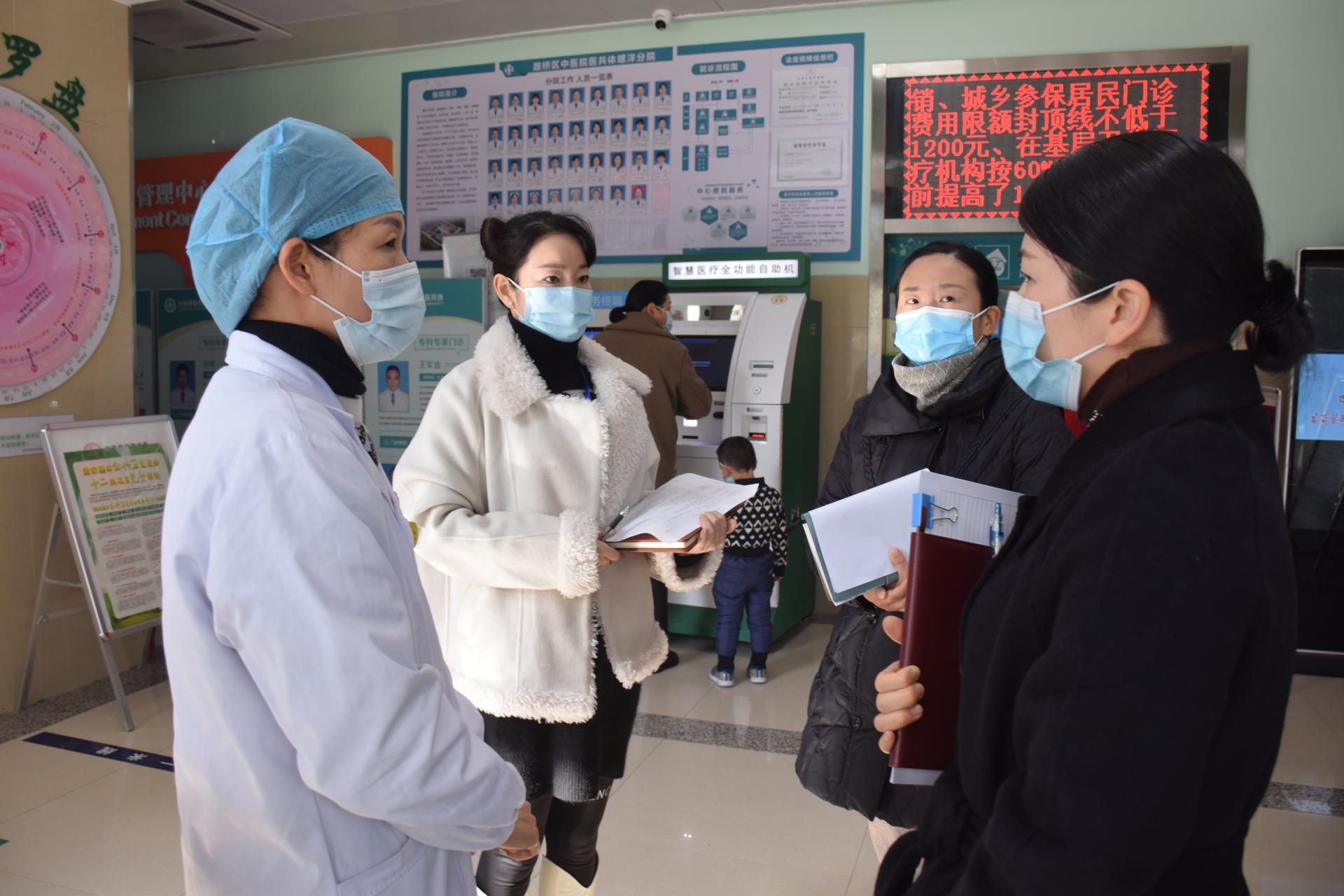 医共体疫情防控网格化管理小组到分院督查疫情防控工作