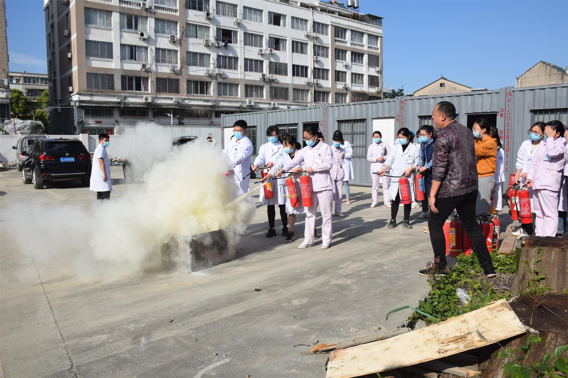 台州博爱医院医共体组织开展消防安全培训，现场超“燃”!