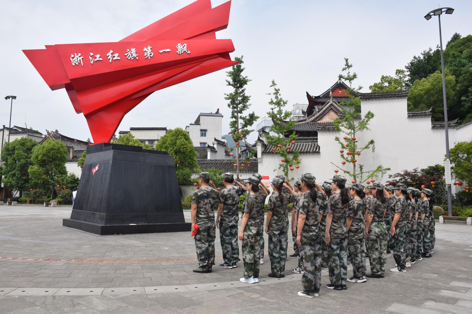 献礼建党百年丨台州博爱医院医共体组织青年民兵整组点验，点出“精气神”！|路桥博爱医院