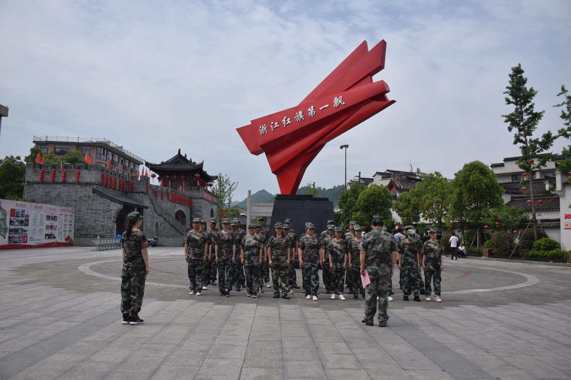 献礼建党百年丨台州博爱医院医共体组织青年民兵整组点验，点出“精气神”！|路桥博爱医院