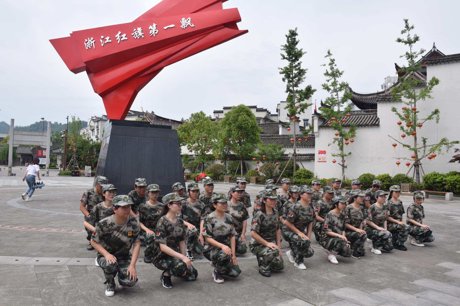 献礼建党百年丨台州博爱医院医共体组织青年民兵整组点验，点出“精气神”！|路桥博爱医院