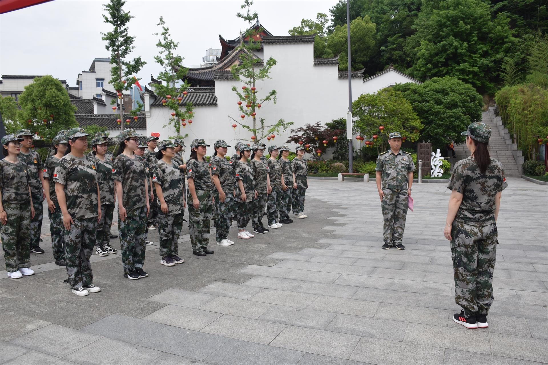 献礼建党百年丨台州博爱医院医共体组织青年民兵整组点验，点出“精气神”！|路桥博爱医院